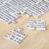 女性ビクトリアン紙コラージュ効果アート ジグソーパズル (側面)