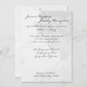 女性ビクトリアン結婚式招待状カード 招待状 (正面)