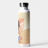 女性ピファッショニスタンク金ゴールドウォーターボトル ウォーターボトル (左面)