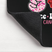 女性ピンクリボンペック用乳がん認識度 マウスパッド (コーナー)