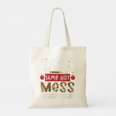 女性ピーナッツのスヌーピーカッコいいハロウィーンの衣装 トートバッグ (裏面)