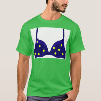 女性ファッションブルービキニ Tシャツ