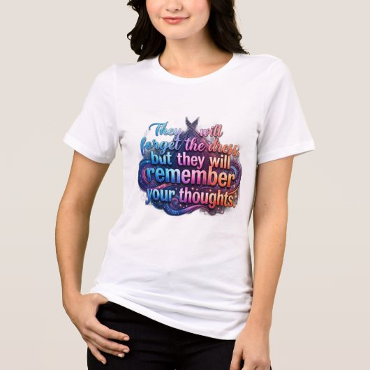 女性ファッション トライブレンドTシャツ (正面)