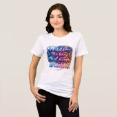 女性ファッション トライブレンドＴシャツ (正面全面)