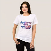 女性ファッション トライブレンドTシャツ (正面全面)