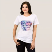 女性ファッション トライブレンドＴシャツ (正面全面)