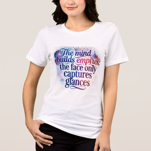 女性ファッション トライブレンドＴシャツ (正面)