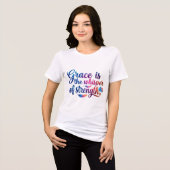 女性ファッション トライブレンドＴシャツ (正面全面)