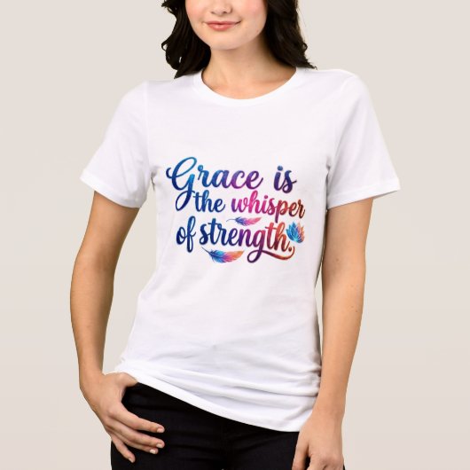女性ファッション トライブレンドＴシャツ (正面)