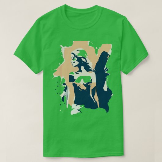 女性ファッション Tシャツ (デザイン正面)