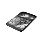 女性ファンタジー妖精コラージュ バスマット (アングル)