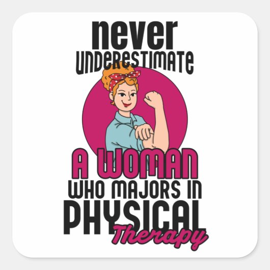 女性フィジカルセラピー スクエアシール (正面)