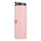 女性フィットネス個人研修ミニマリストピンク タンブラー (回転右)