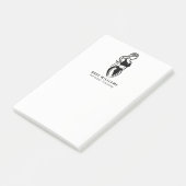 女性フィットネス個人研修ミニマル主義者 ポストイット (アングル)