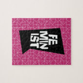 女性フェミニストの女性は私と同じ女性です ジグソーパズル (横)