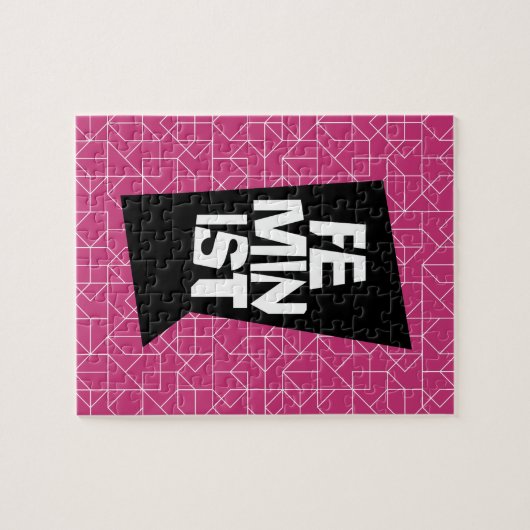 女性フェミニストの女性は私と同じ女性です ジグソーパズル (横)