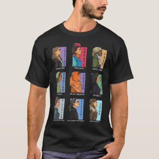 女性フェミニス実在ト好きの女性シリーズ Tシャツ