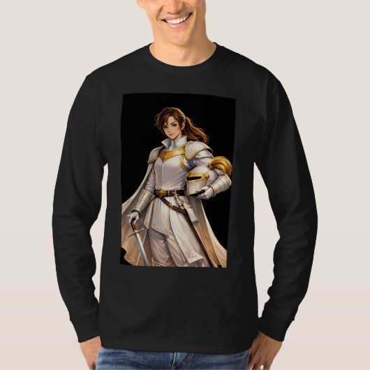 女性フェンサー Tシャツ (正面)