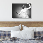 女性フェンシング キャンバスプリント (インサイチュ (寝室))