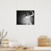 女性フェンシング ポスター (キッチン)