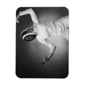 女性フェンシング マグネット (縦)