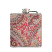 女性フラスコのためのヴィンテージのペイズリーのプリント フラスク (裏面)
