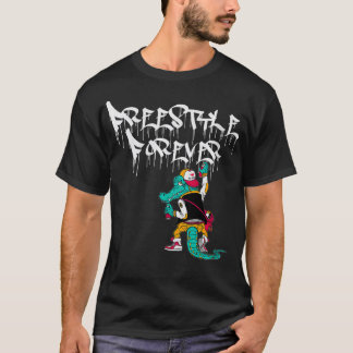 女性フリースタイル・フォーエバー・グラフィティ・ゲーター80s音楽 tシャツ