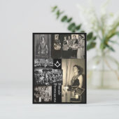 女性フリーメーソン ポストカード (スタンド正面)