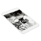 女性フロリダRte.1道路標識ヴィンテージ葉書 マグネット (右側)