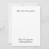 女性フ祝ラットノテカード サンキューカード (裏面)