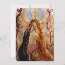 女性フ祝ラットノテカード