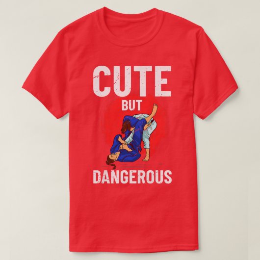 女性ブラジル柔術実初心戦闘機BJJ Tr Tシャツ (デザイン正面)