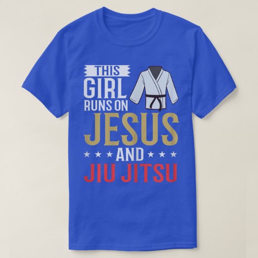 女性ブラジル柔術実初心戦闘機BJJ Tr Tシャツ (デザイン正面)