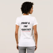 女性プライド、プライド3000、TM Tシャツ (裏面フル)