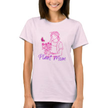 女性プラントマム ガーデニングTシャツ