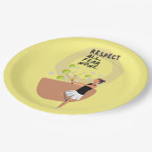 女性プレーヤー用テニスパーティー ペーパープレート (アングル)