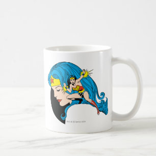 女性プロ疑問に思ファイルの背景 コーヒーマグカップ