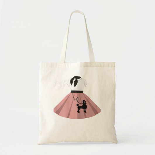女性プードルスカートの衣装ハローウィンパーティ トートバッグ (正面)