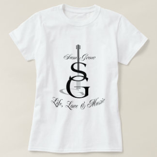 女性ベビードールによって合われるティーSGのロゴ Tシャツ