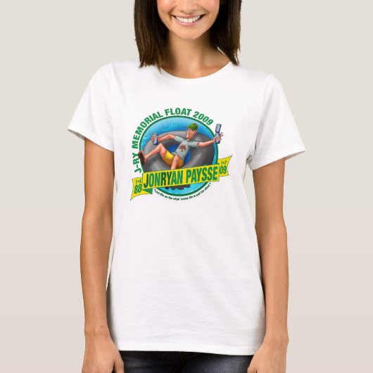 女性ベビードール(白い) Tシャツ (正面)