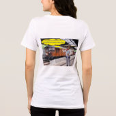 女性ベラtee.父の日おめでとう。 トライブレンドＴシャツ (裏面)