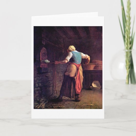 女性ベーキングパン、ジャン=フランソワミレット カード (正面)