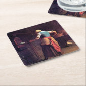 女性ベーキングパン、ジャン=フランソワミレット スクエアペーパーコースター (アングル)