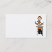 女性ペットトリマー 名刺 (裏面)