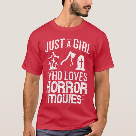 女性ホラー映画の名言コレクション少年 Tシャツ (正面)