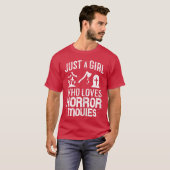 女性ホラー映画の名言コレクション少年 Tシャツ (正面フル)
