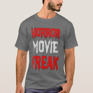 女性ホラー映画ファン面白いホラー映画フリークV Tシャツ