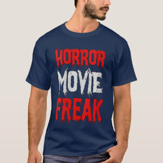 女性ホラー映画ファン面白いホラー映画フリークV Tシャツ