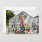 女性ホールディングカメラ（シカゴ、IL）ポストカード ポストカード (正面/裏面)