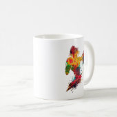 女性ボクサー コーヒーマグカップ (正面右)